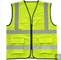 Reflective Safety Vest with PVC Strip and Zipper