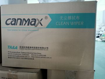 Non Steriled Cleanroom 6X6 Inch Microfiber Wiper 100pcs / Pack