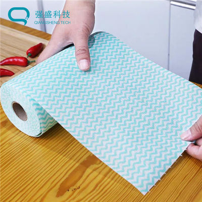 Grease Cleaning Absorbent Antibacterial 25cm 55GSM Lazy Rag Food Processing Workshops