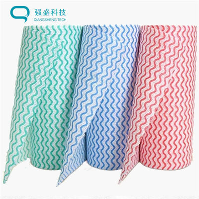 Grease Cleaning Absorbent Antibacterial 25cm 55GSM Lazy Rag Food Processing Workshops